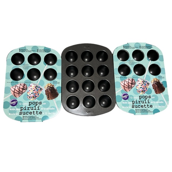 Wilton Other - Wilton 12 cavity pops pans bundle of 3